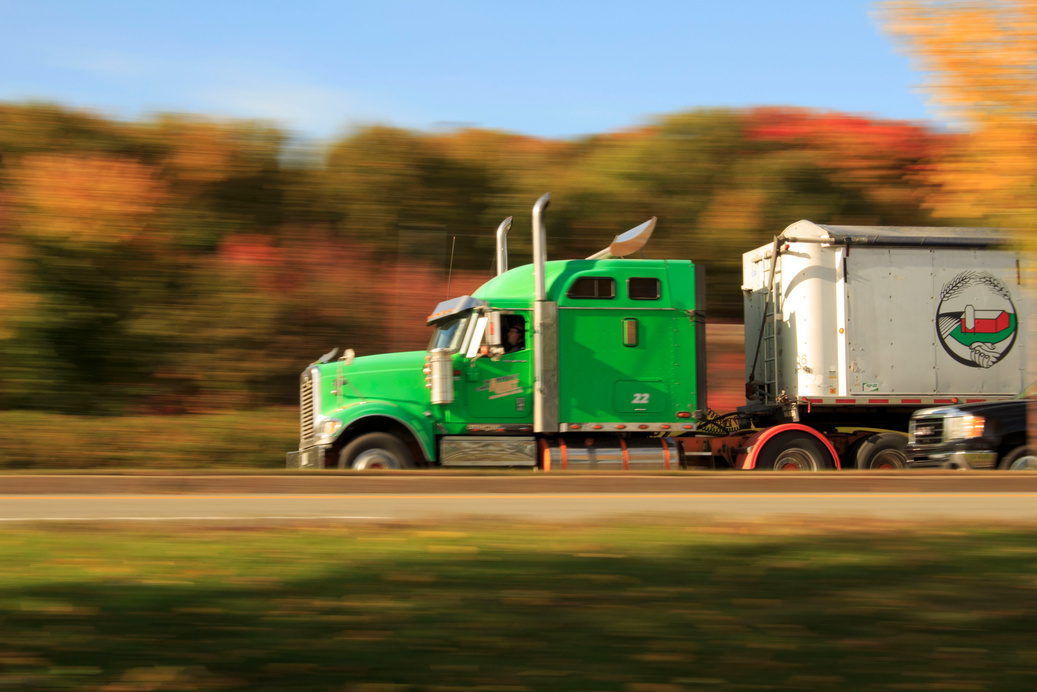 Green Freight Truck